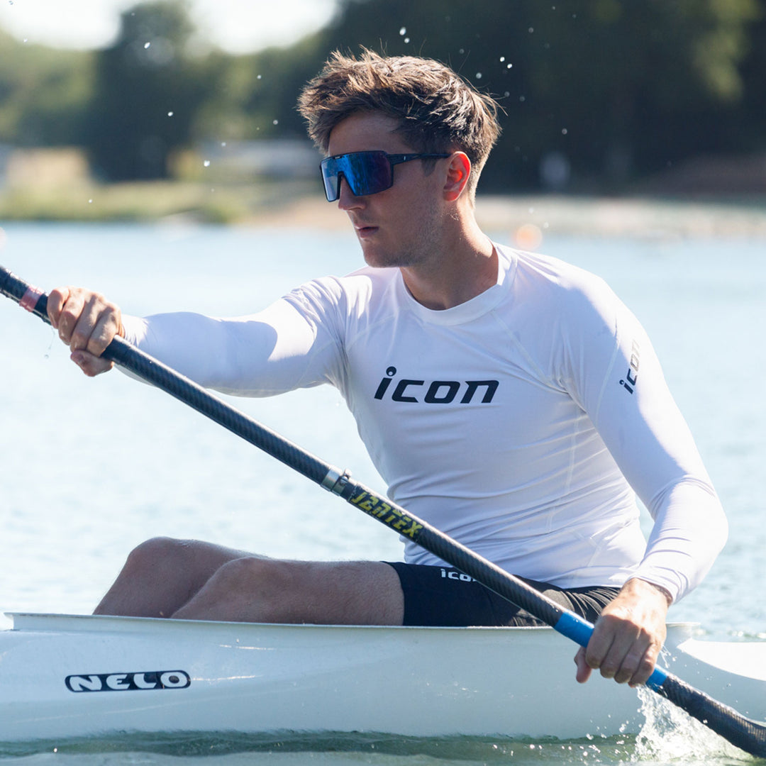 ⭐ NEW! - ICON, Men's UPF50 Long Sleeve Paddling Compression Top
